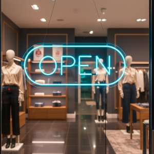 Letrero Neón "OPEN"